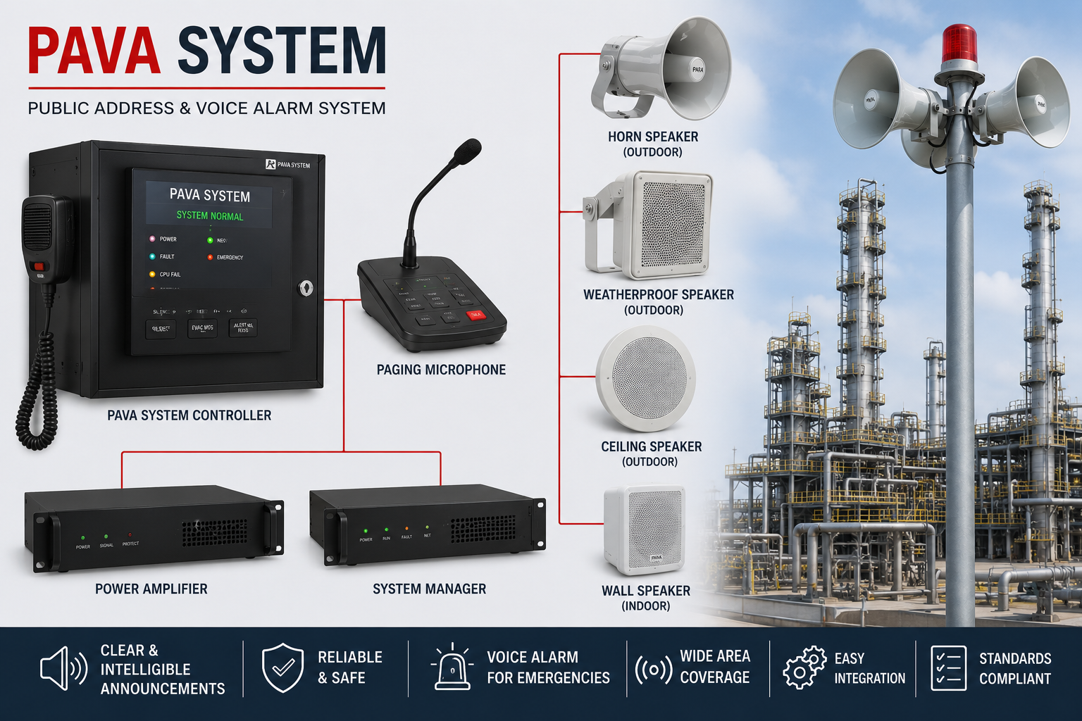Industrial Flame and Gas Detection System
